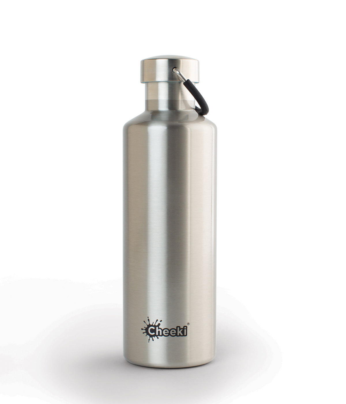 Silver store water bottle