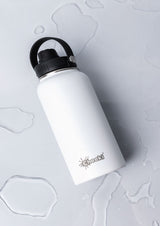 1 Litre Insulated Adventure Bottle - White