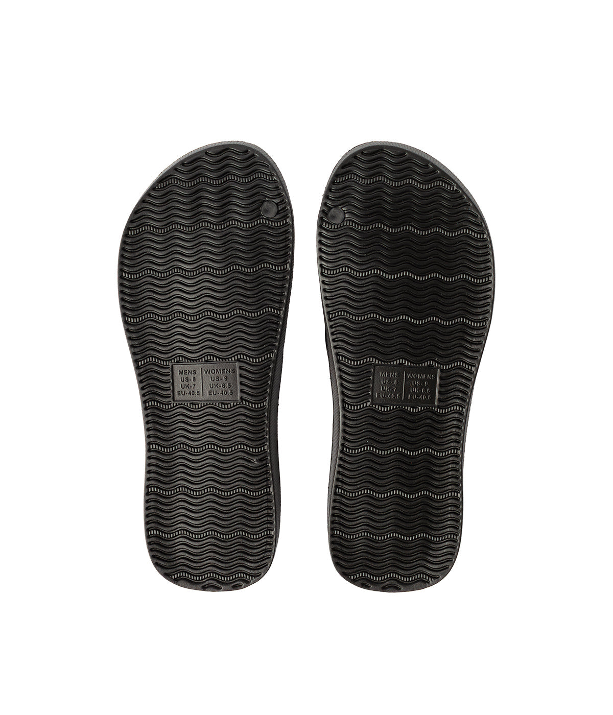 Arch Support Flip Flops - Black