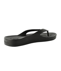 Arch Support Flip Flops - Black