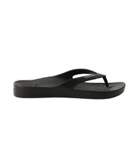 Arch Support Flip Flops - Black