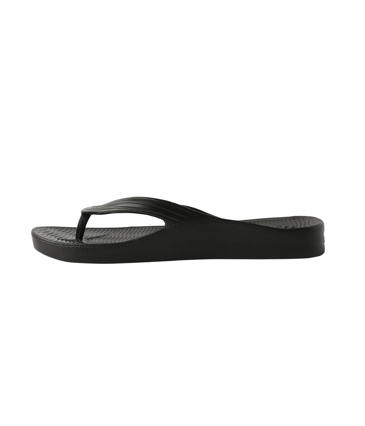 Arch Support Flip Flops - Black