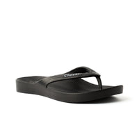 Arch Support Flip Flops - Black