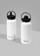 1 Litre Insulated Adventure Bottle - White