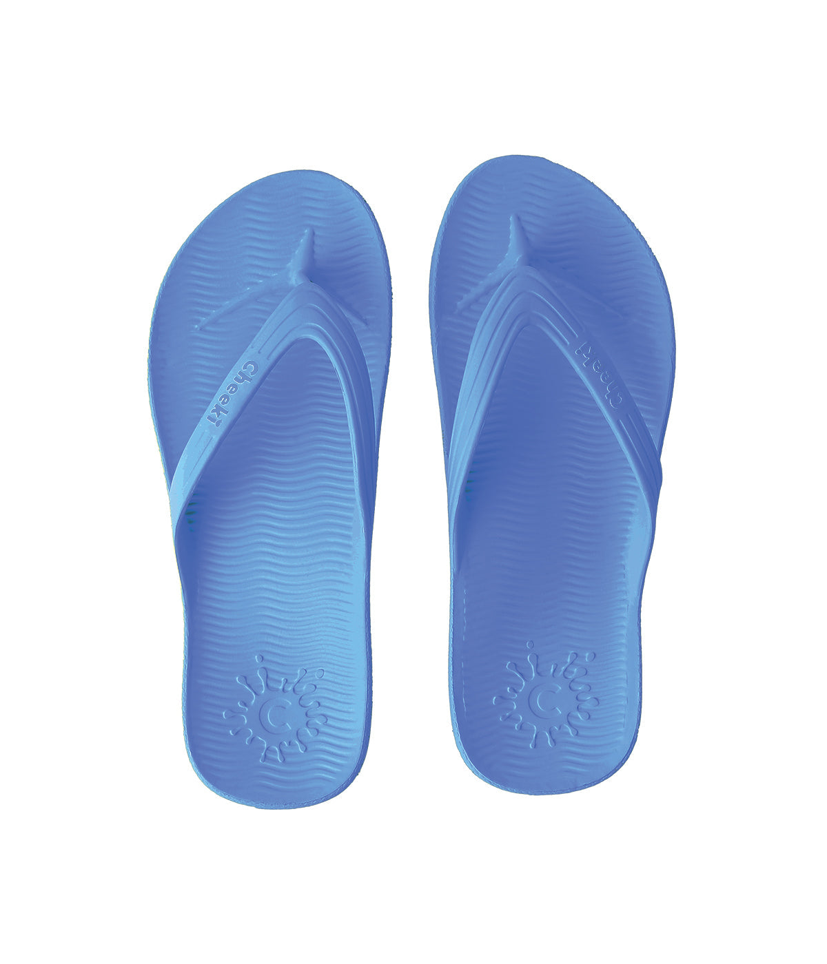 Kids Arch Support Flip Flops - Light Blue COMING SOON