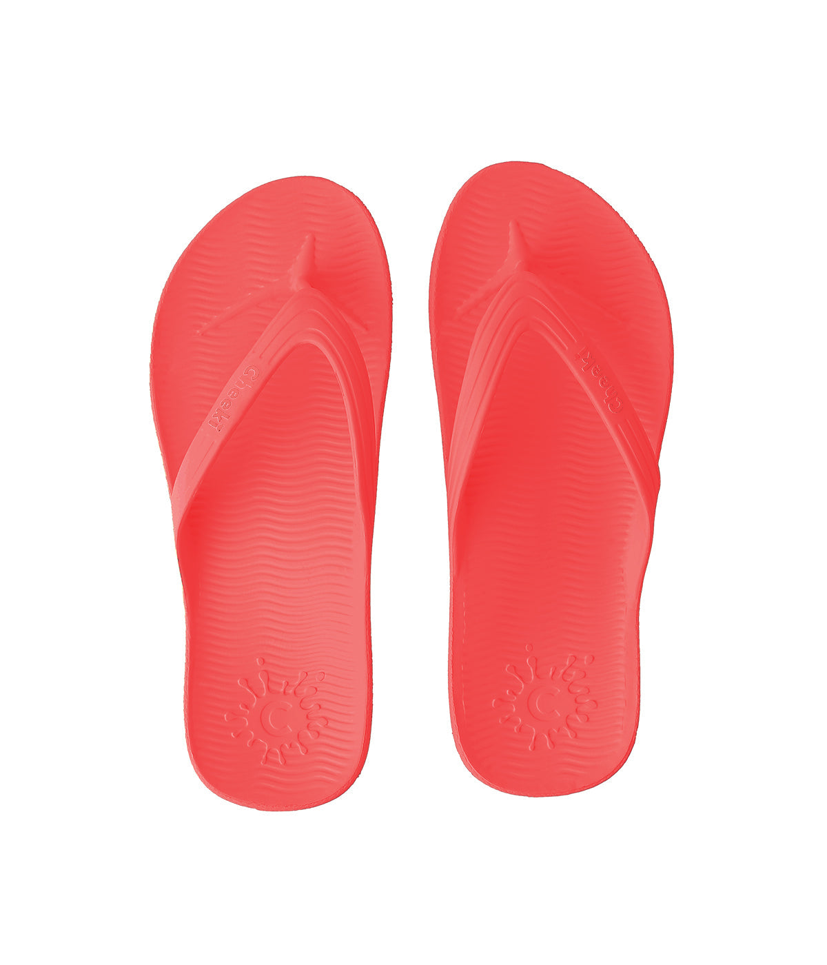 Kids Arch Support Flip Flops - Red COMING SOON